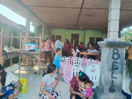 Kegiatan Posyandu Mawar Banjar Dinas Laba Amerta, Desa pangkungparuk, tanggal 05 Agustus 2025